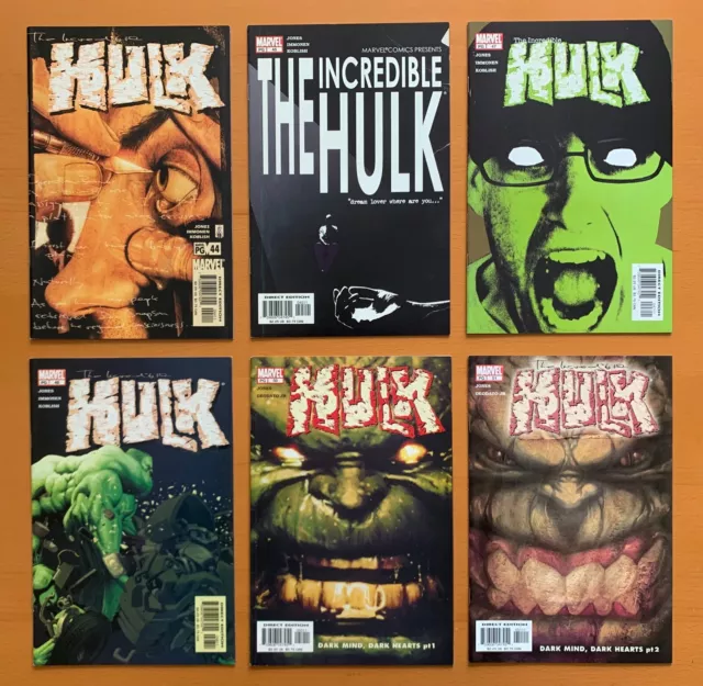 Incredible Hulk #44 to #87 (2 missing) Massive job lot (Marvel 2002) 42 x comics