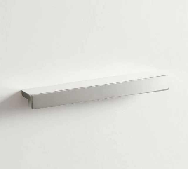 Pottery Barn 6" LINDEN HARDWARE BIN PULL Satin Nickel (G2)