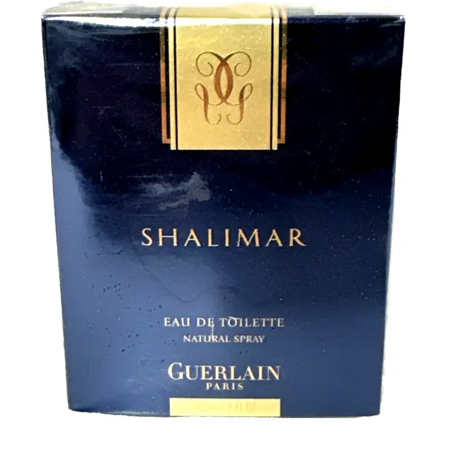 Guerlain Paris Shalimar Eau De Toilette Natural Spray 1.7 oz New In Box Sealed