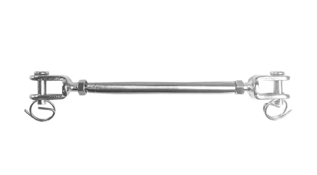 T316 Stainless Steel Jaw/Jaw Closed Body Turnbuckle 3/8"