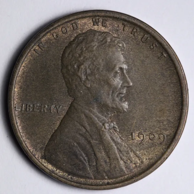 1909 VDB Lincoln Wheat Cent Penny CHOICE UNC E110 T
