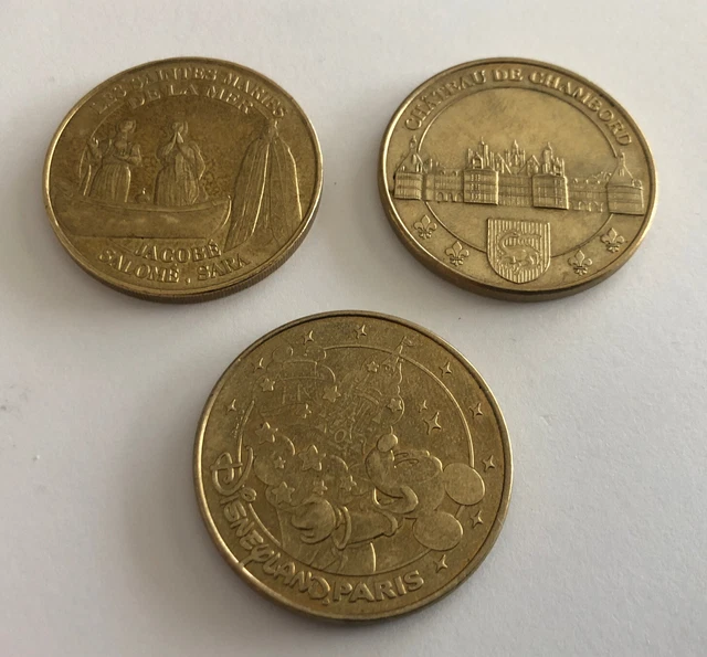 Lot 3 Medailles Monnaie De Paris Ref64797