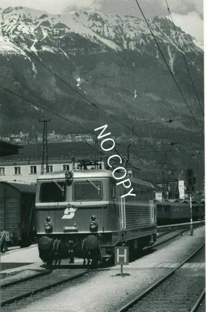 Antiguo Foto Ferrocarril E Lok ÖBB 1044.04 Alpes - C1.59