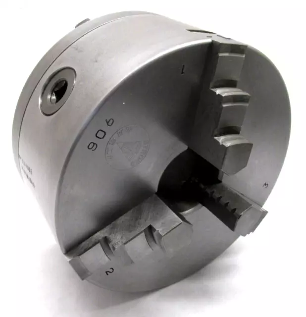 STRONG 6-1/2" THREE-JAW LATHE CHUCK w/ D1-4 MOUNT