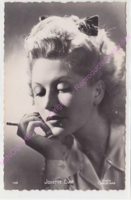 CPSM RPPC STAR JOSETTE DAY PHOTO STUDIO CARLET AIME Edt P.I.138