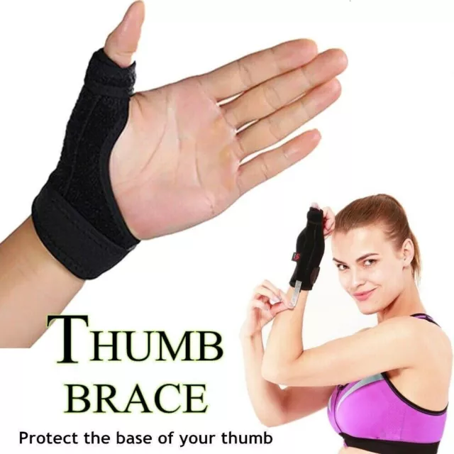 Medical Thumb Wrist Brace Support Carpal Tunnel Arthritis Sprain Left Right Han 2