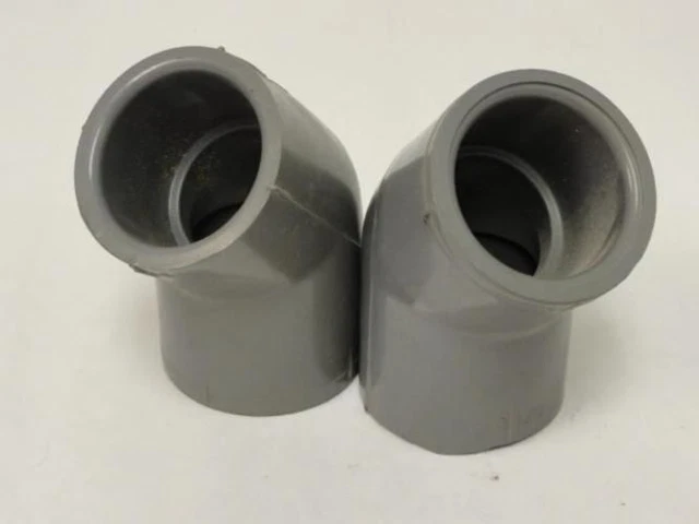 198818 Old-Stock; Spears F439 Lot-2 CPVC Elbow 45 Degree Fittings 1" NS SCH 80