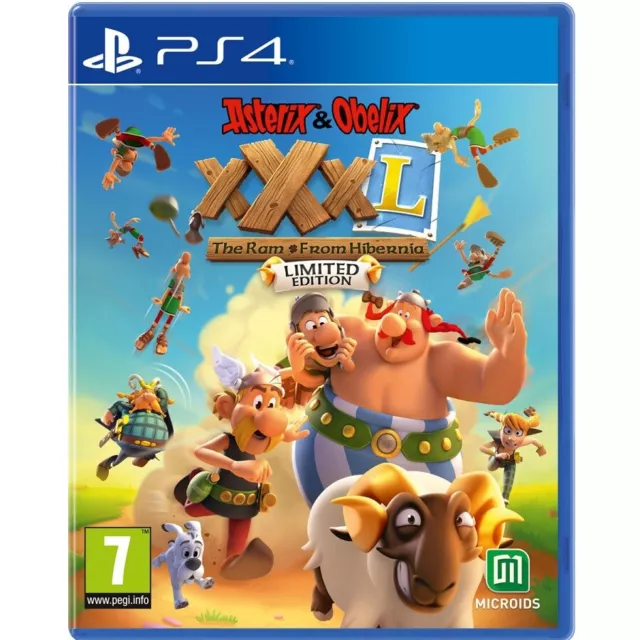 Asterix & Obelix Xxxl: The Ram From Hibernia Ps4 Gioco Italiano Limited Edition