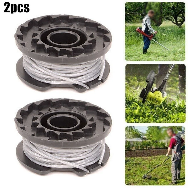 3 Bobines Fil Débroussailleuse Ryobi 1,65 Mm – Compatibles RAC124, AC14RL3A, Modèles 18V/24V/40V - 10