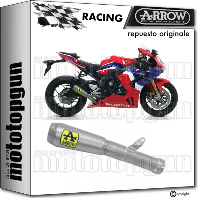 Arrow Tubo De Escape Nocat Race Pro-Race Titanio Honda Cbr 1000 Rr-R 2020 20