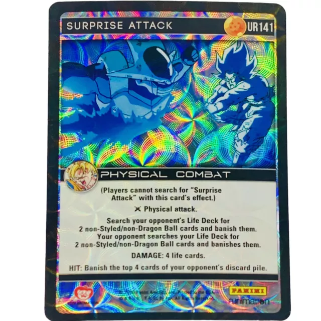 Dragon Ball Z Holo Foil UR Drip Card - Goku Flannel SC-UR-0012