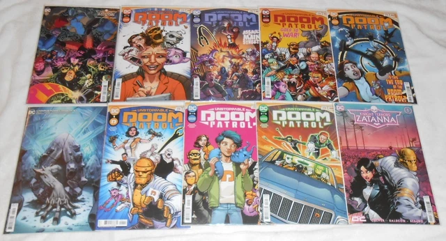Unstoppable Doom Patrol 10 Issue Dc Comics Lot (Nm-) 2023 Lazarus Planet