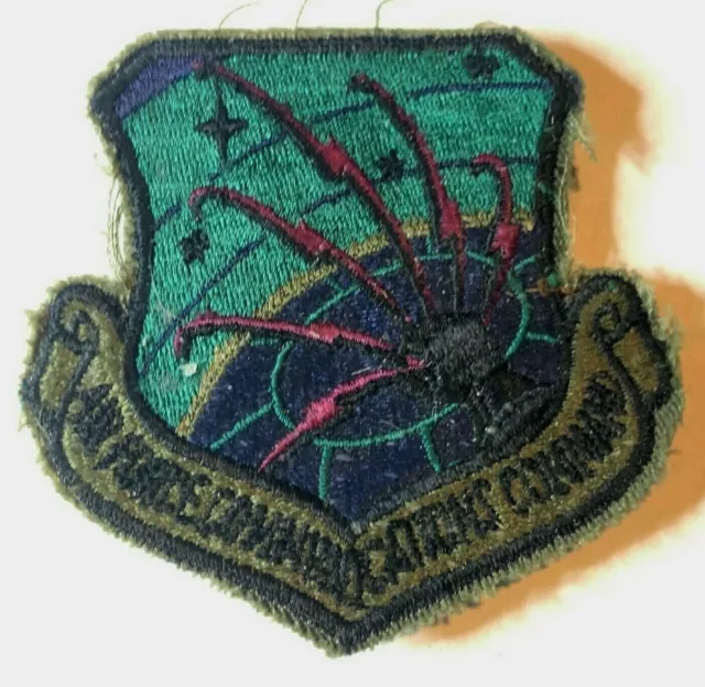 USAF Air Force Communications Command Subdued Insignia Badge Patch Obsolete