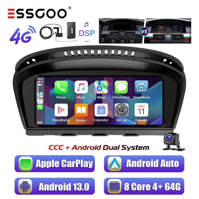 FÜR BMW E60 E61 E90 91 CCC Android 13 8Core DAB+ Autoradio 4+64G ...