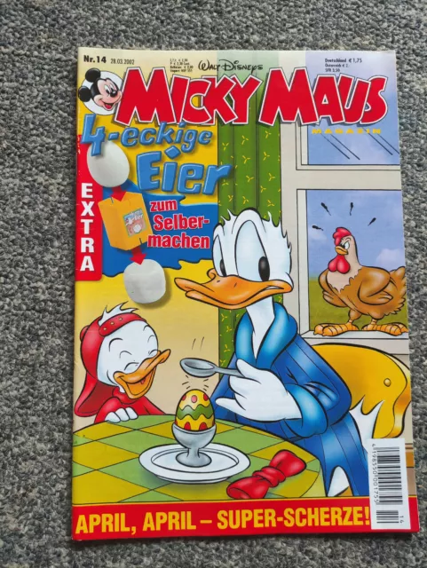 Micky Maus - Heft Nr. 14/2002 - (28.3.2002) - ohne Extra