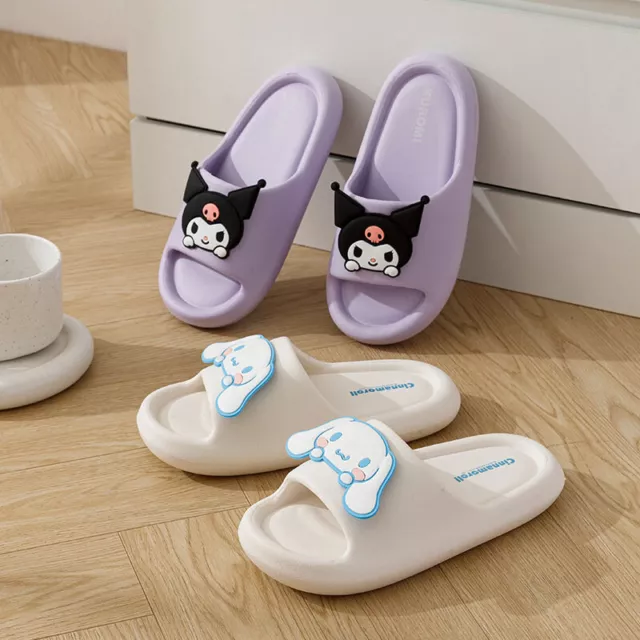 Women's cute Hello Kitty Kuromi My Melody Cinnamoroll soft Design Slippers Hot