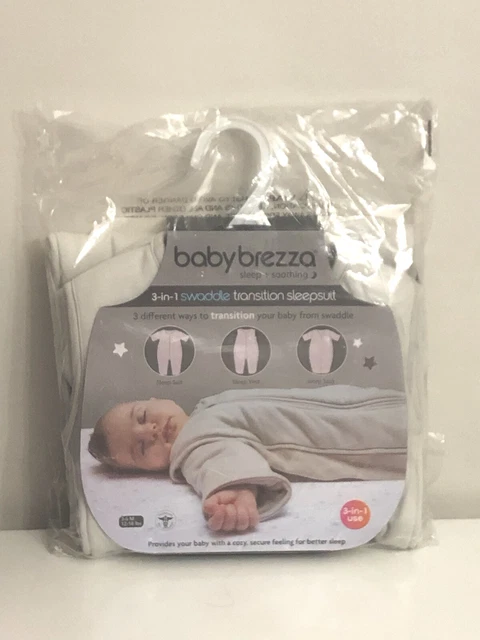 Juego de Traje de Envoltura de Sueño Baby Brezza 3 en 1 Mos Saco Talla 3-6