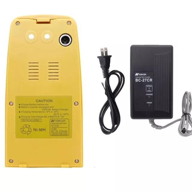 BT-52QA Total Station Battery 2700mAh For Topcon GTS/GPT Series Surveying BT-52Q