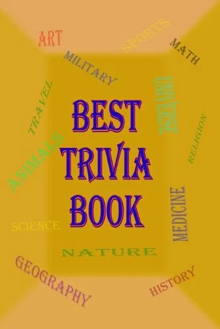 Best Trivia Book: One of The Best Trivia Quiz Book by Rosalia Fredson Paperback