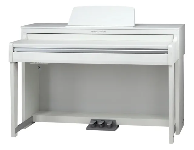 Weißes 88 Tasten Digitalpiano Spar-Set mit Bluetooth, 1200 Sounds & Zubehör 2