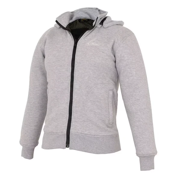 Felpa con cappuccio stealth donna Weise grigia
