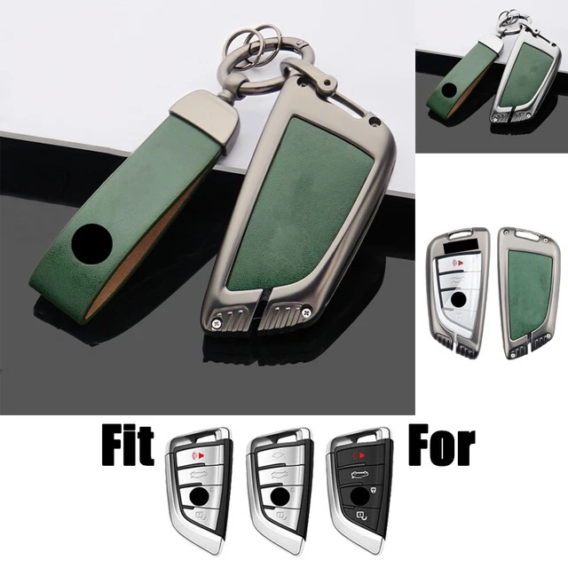 Zinc Alloy TPU Car Key Fob Case Cover For BMW M5 1 2 3 4 5 7 8 X2 X3 X4 X5 X6 X7