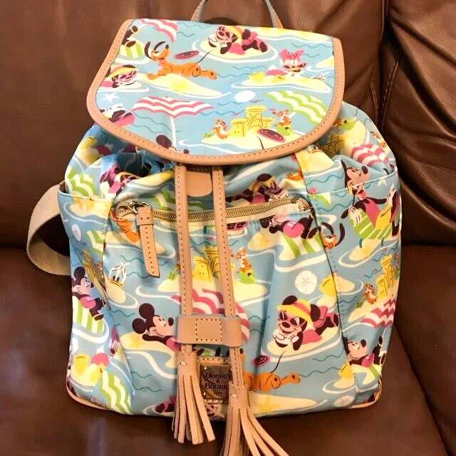 Disney Dooney & Bourke Backpack Aulani Limited Edition Beach With Tag Near Mint