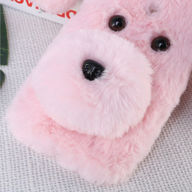 Coque pour téléphone à motifs en peluche douce Mignon Mode Hiver Garder 2
