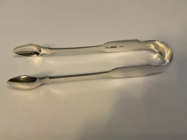 Lovely Irish Georgian Solid Silver Sugar Tongs by Richard Whitford Dublin 1813