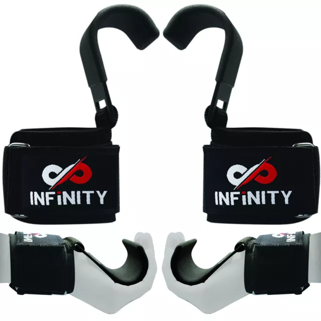 Weight Lifting Bar Hook Wrist Support Training Support Gym Power Hooks Deadlift