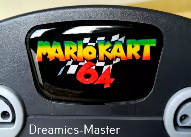 Mario Kart 64 Logo, Faceplate | For Nintendo 64 Console