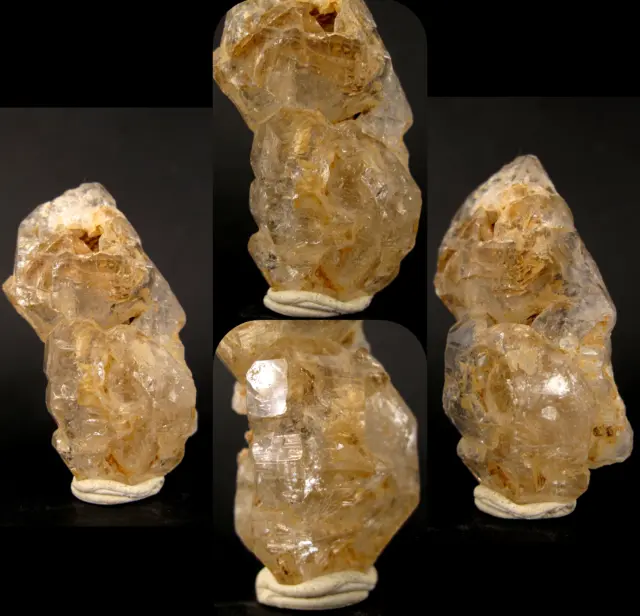 Herkimer naturel/elestial/fenêtre quartz guérison Chakra Reiki cristal 31g