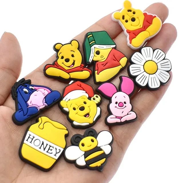 Jibbitz Charms for Crocs Winnie the Pooh  Shoe PVC Accessories