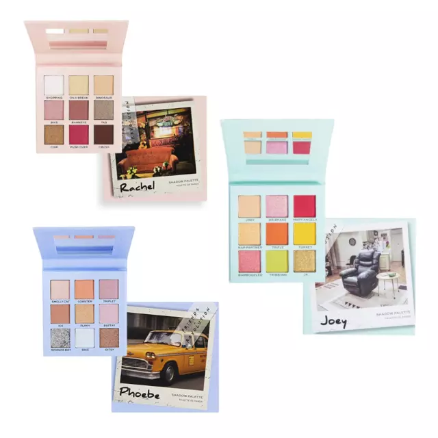 Revolution X Friends Make Up Collection Eyeshadow Palette Joey Phoebe Rachel