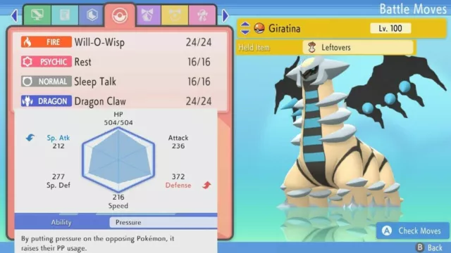 6IV Shiny Giratina Pokemon Brilliant Diamond Shining Pearl 