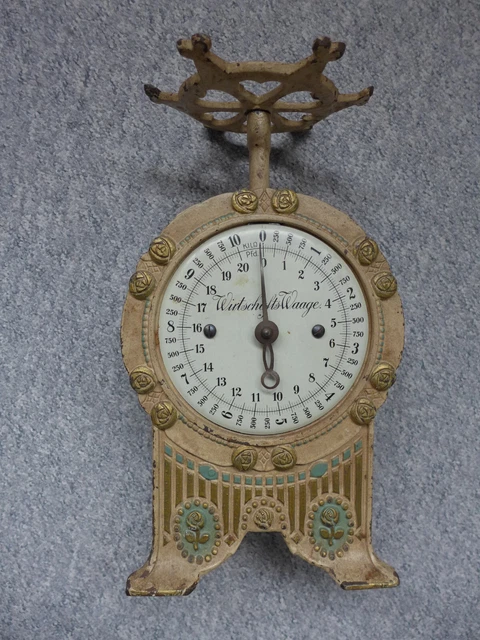 alte Küchenwaage (antike Wirtschafts-Waage) Jugendstil