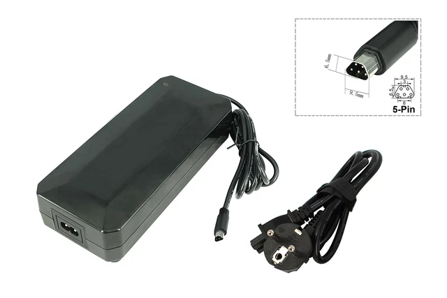 Chargeur 42V 2A Pour Batterie Phylion 36V - Prise 5 Broches, Compatible Fischer Et Autres Marques