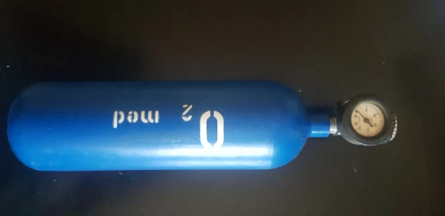 Weinmann  Sauerstoffflasche 2 L medizinisch.