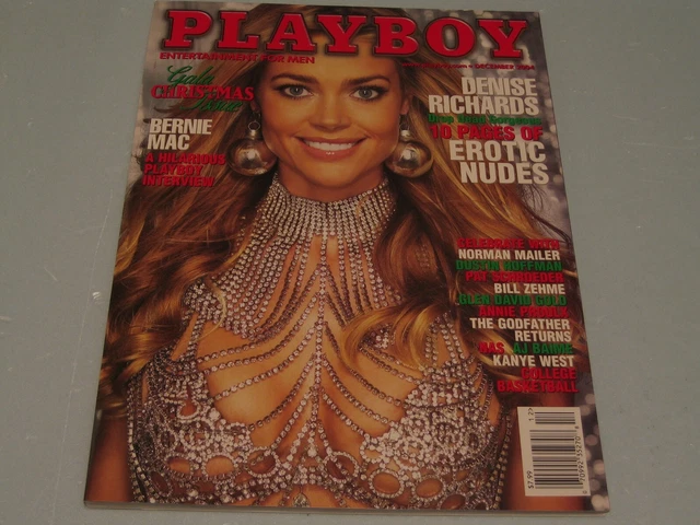 PLAYBOY MAGAZINE BACK Issue December 2004 - Featuring Denise Richards