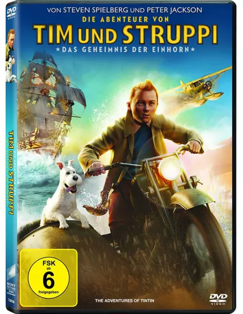 Die Abenteuer von Tim & Struppi - Das Geheimnis der Einhorn  DVD/NEU/OVP