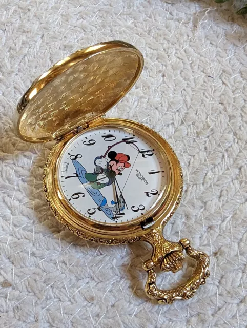 Mickey mouse sales fishing pocket watch