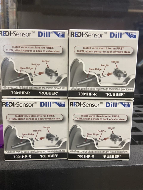 Dill 7001HP-R 315MHz TPMS High Pressure Redi Sensor with Snap In Valve Stem New