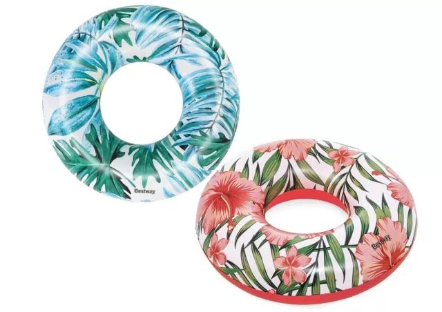 Schwimmreifen 119cm Tropical Schwimm-Ring Schwimmring Wasserspielzeug Badering