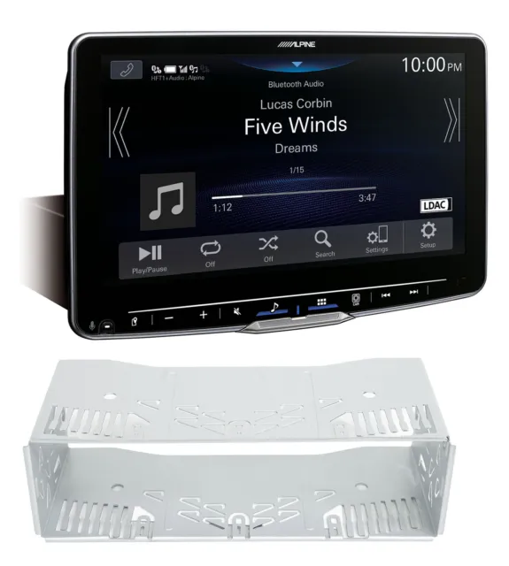 ALPINE ILX-F509 9” Wireless Carplay+Android Auto Monitor Receiver ...