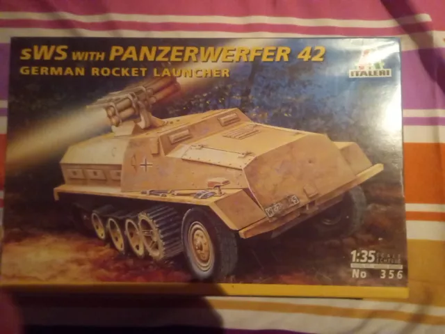 Sws With Panzerwerfer 42 German Rocket Launcher Scale 1:35 No 356 Italeri