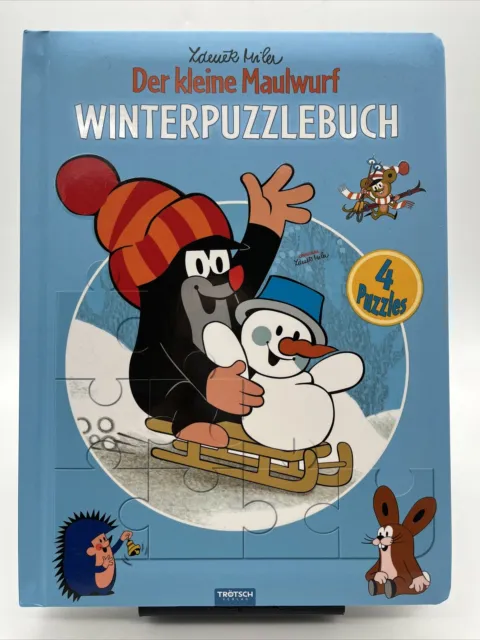Trötsch Der kleine Maulwurf Winter Puzzlebuch | Zdenek Miler | 2013 | deutsch