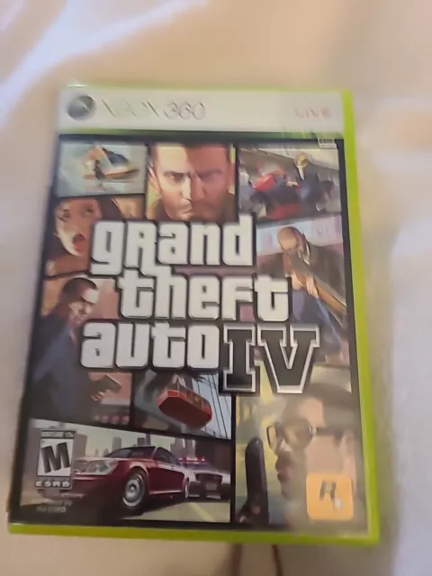 Grand Theft Auto IV (Xbox 360, 2008) FREE SHIPPING