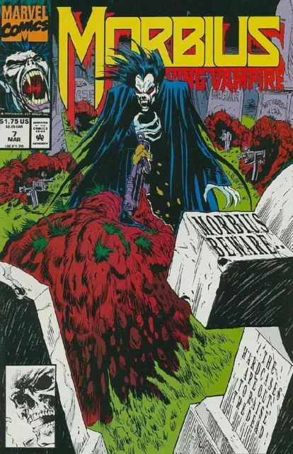 Morbius The Living Vampire #7 Basilisk Marvel Comics March Mar 1993 (VFNM)