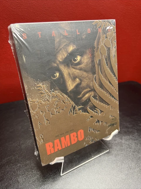 RAMBO FIRST BLOOD 40th Annivesary Steelbook (4K UHD+Blu-ray+Booklet ...