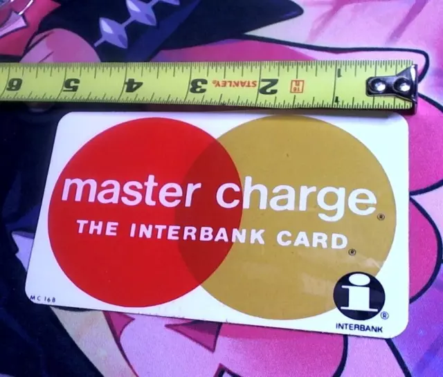 Master charge the interbank card Credit card machine 1970's 3